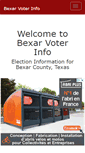 Mobile Screenshot of bexarvoterinfo.com